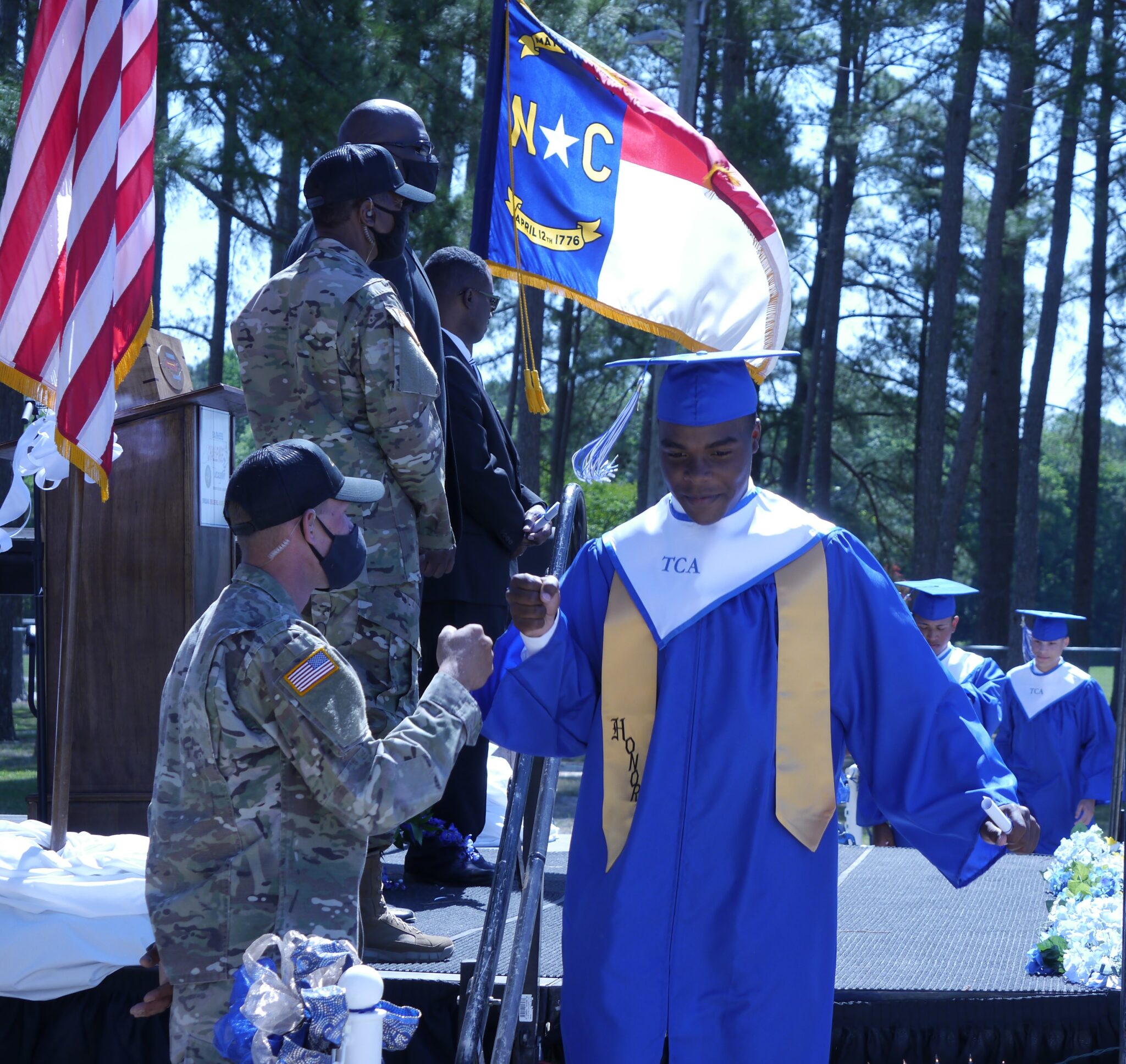 Salemburg Tarheel ChalleNGe Graduation class 56 Tarheel ChalleNGe Academy